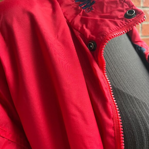 90's Vintage Molson Slo-Pitch Lightweight Nylon Red Jacket - Picture 10 of 10